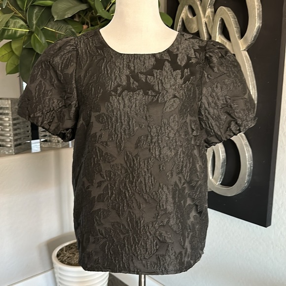 J.Crew Floral Puff Sleeve Top - Picture 2 of 9